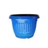 Blue Plastic Pot