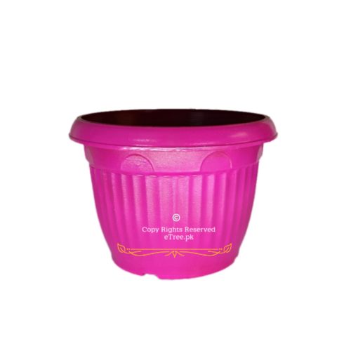 Pink Plastic Pot